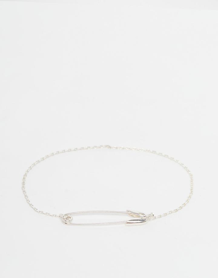 Eyland Tama Safety Pin Bracelet - Silver