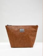 Peter Werth Tully Texture Toiletry Bag - Tan