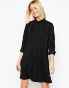 Asos Shirt Dress - Black