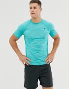 New Balance Running Tenacity T-shirt In Teal-blue