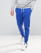Asos Tapered Joggers In Blue - Blue