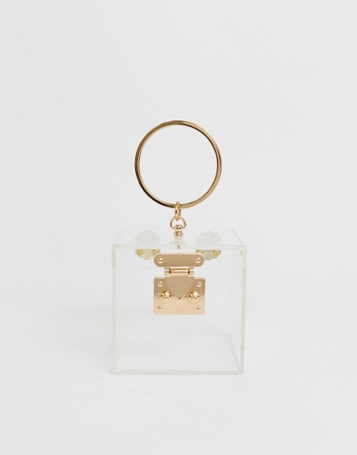 Asos Design Clear Box Vanity Bag