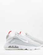 Nike Air Max 2090 Sneakers In Light Smoke Gray/summit White-grey