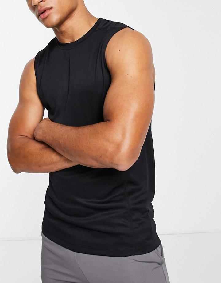 Asos 4505 Icon Sleeveless Training T-shirt With Quick Dry In Black
