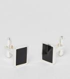 Fred Bennett Rounded Square Cufflinks In Sterling Silver - Silver
