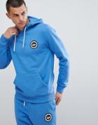 Hype Logo Hoodie In Blue - Blue
