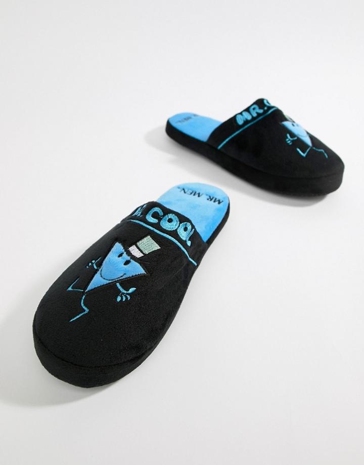 Fizz Mr Cool Slippers - Black