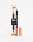 Nyx Professional Makeup Mirco Contour Duo Pencil - Brown