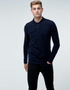 Jack & Jones Premium Longsleeve Polo - Navy