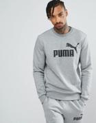 Puma Ess No.1 Crewneck Sweatshirt In Gray 83825203 - Gray