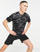 New Balance Running Accelerate T-shirt In Black Camo