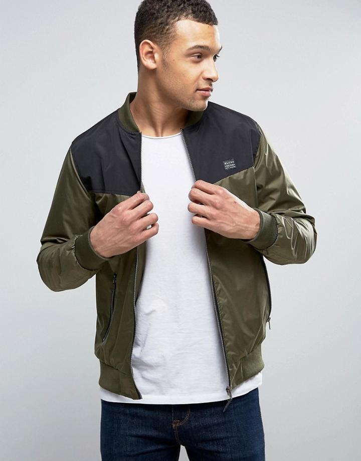 Blend Bomber Jacket - Green