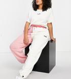 Ellesse Plus Color Block Sweatpants In Pink