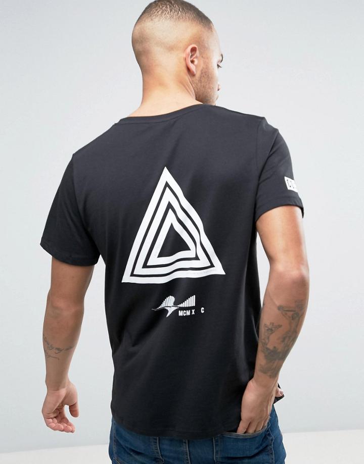 Jack & Jones T-shirt With Back Print - Black