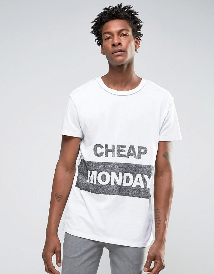 Cheap Monday Standard Block Logo T-shirt - White
