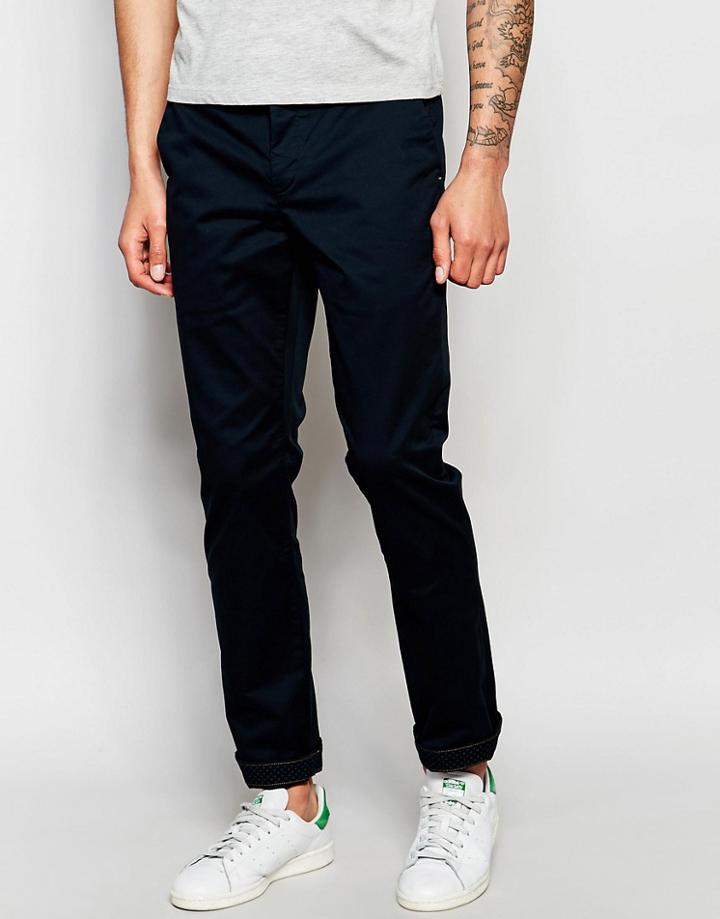 Ted Baker Chinos In Slim Fit - Blue