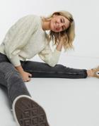 Free People Villa Cable Pullover In Ivory-white
