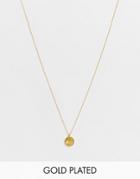 Bloom & Bay Gold Plated Sun Necklace