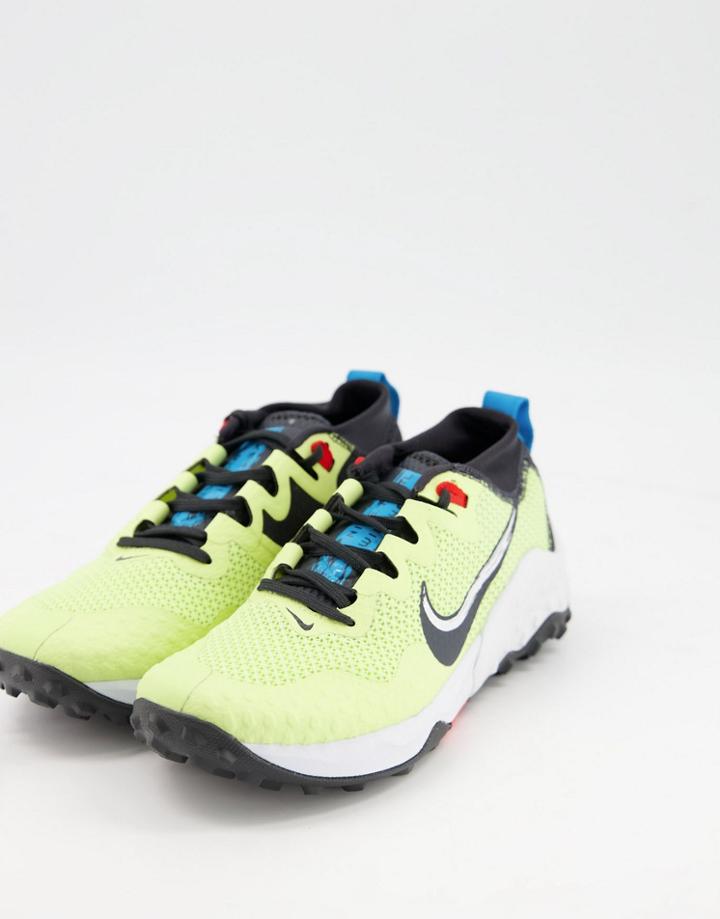 Nike Running Wildhorse 7 Trail Sneakers In Yellow