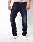 Diesel Jeans Belther 814w Slim Fit Mid Wash - Blue