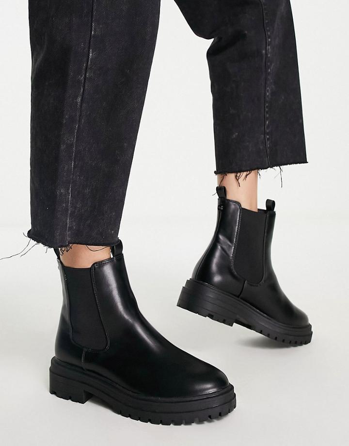 Lipsy Chunky Chelsea Boots In Black