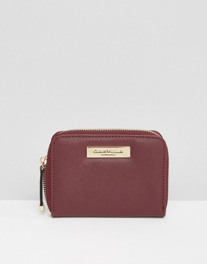 Carvela Small Zip Around Purse - Wine