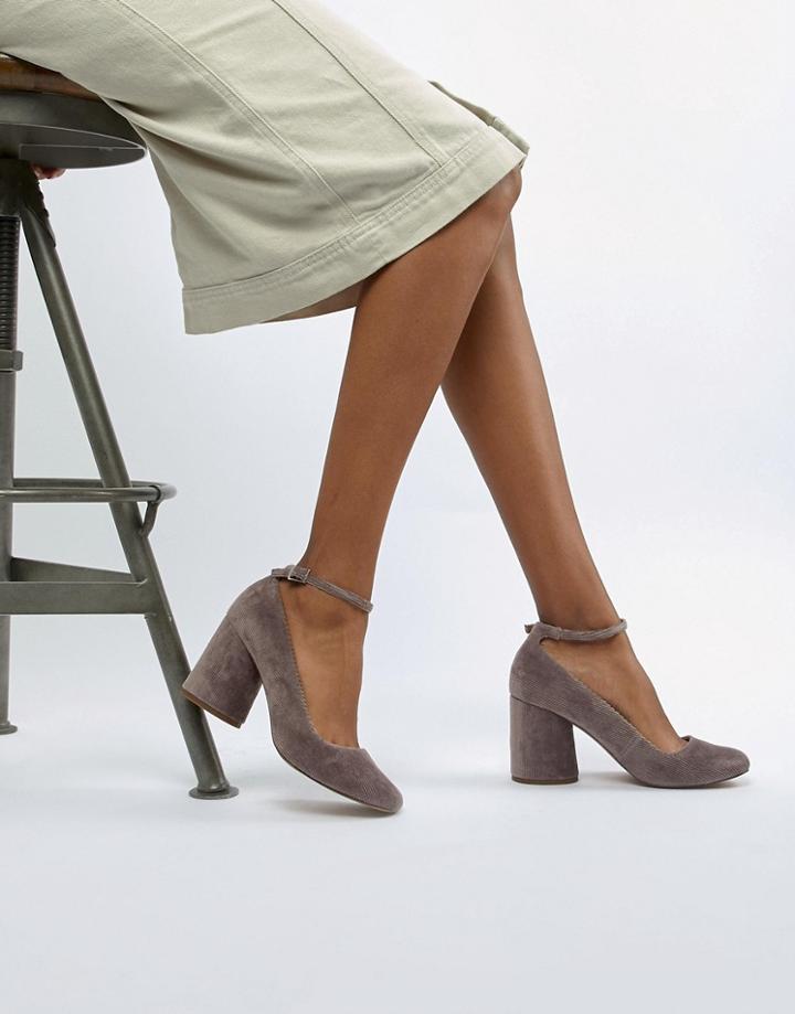 Asos Design Shortbread Heels - Purple