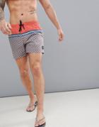 Protest Kent Swim Shorts 16 Inch In Red - Red