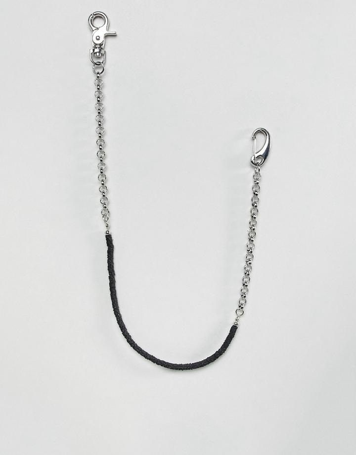 Designb Jean Chain In Silver Tones - Silver