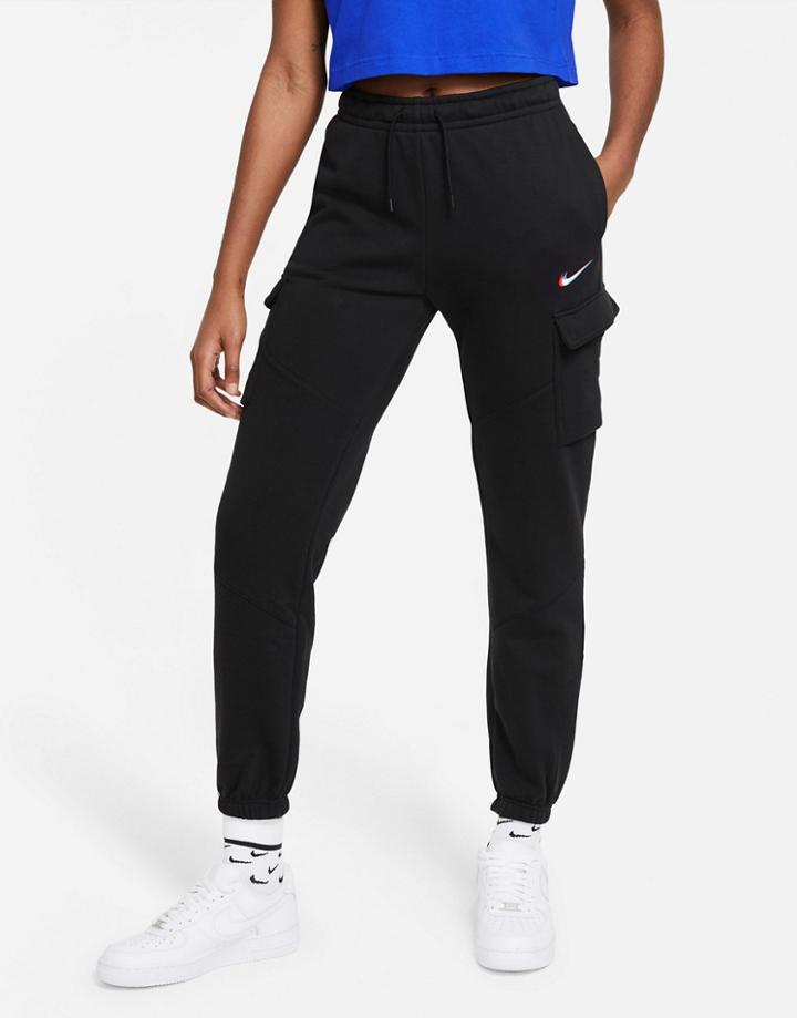 Nike Dance Cargo Pants In Black