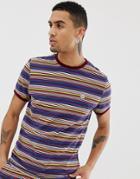 Le Breve Two-piece Stripe T-shirt-gray