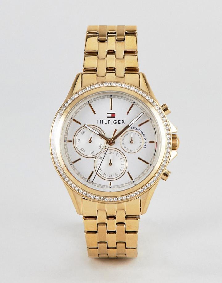 Tommy Hilfiger Ari Bracelet Watch In Gold 40mm - Gold