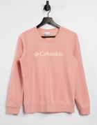 Columbia Logo Sweatshirt In Pink