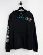 Puma Franchise Hooded Sweatshirt In Black