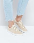 Diadora Game Low Sneakers In Sand Suede - Beige