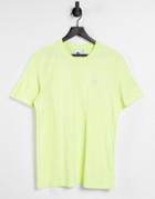 Adidas Originals Adicolor Boyfriend Fit Logo T-shirt In Yellow Tint