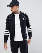 Adidas Originals Authentic Superstar Track Jacket In Black Dj2856