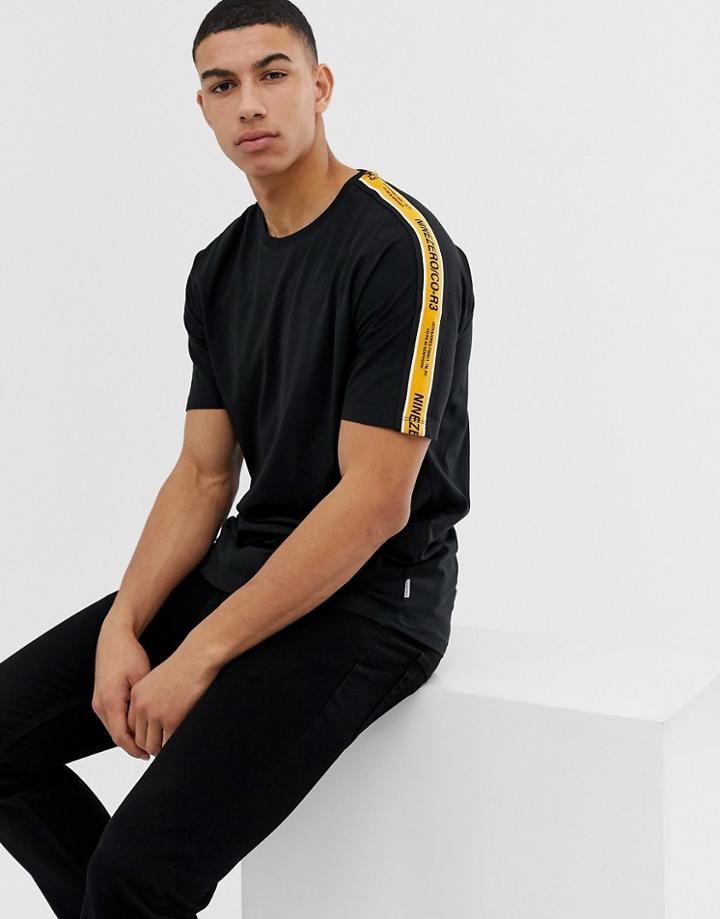 Jack & Jones Core Side Logo T-shirt - Black