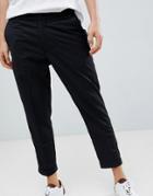 Pull & Bear Tailored Joggers In Black - Black