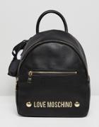 Love Moschino Stud Logo Backpack - Black