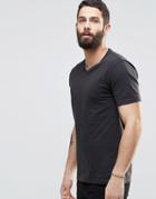 Only & Sons V Neck T-shirt - Charcoal