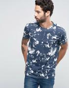 !solid All Over Print T-shirt - Navy
