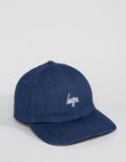 Hype Baseball Cap In Blue - Blue
