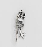 Reclaimed Vintage Inspired Charm Earring In Silver Exclusive To Asos - Silver