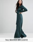 Waven Tall Relaxed Oversized Jumpsuit - Green