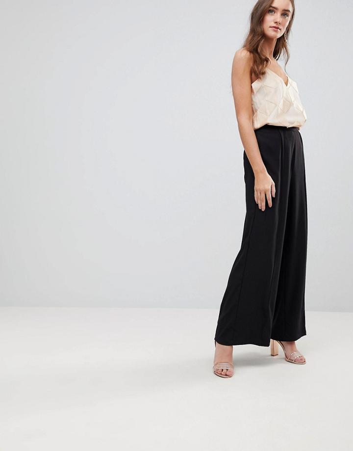 Finders Keepers Carry On Wide Leg Pants - Black