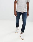 Nudie Jeans Co Grim Tim Slim Jeans Authentic Deep - Navy