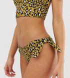 Warehouse Arty Animal T-shirt Bikini Bottom - Multi