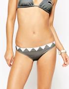 Lazy Oaf Sharkini Teeth Bikini Bottoms - Gray