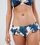 Peek & Beau Floral Frill Bikini Bottom - Multi